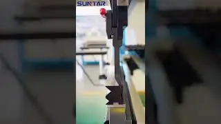 SUNTAY| Electro Hydraulic Servo CNC Press BrakeSPB130T/4100 HACO60 4+1axis component showcase