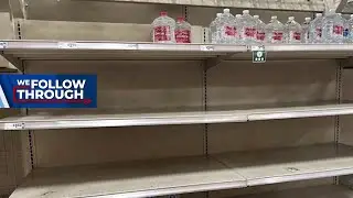 People still clearing shelves in San Antonio despite stores saying there is plenty of inventory