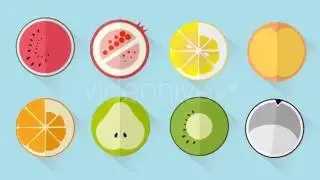 Fruit Flat Icons