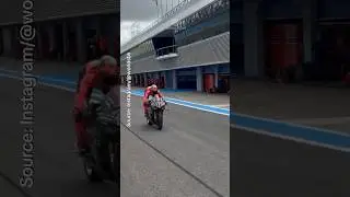 Nicolo Bulega Tests the New Ducati Panigale V4R