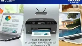 MFC-J280W centre multifonction jet d'encre couleur Brother