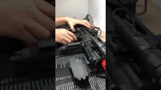 G36C GBBR using GHK M4 GBB Mags (experiment)