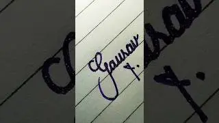 'GAURAV' NAME ❤️ #cursive #cursivecalligraphy #like #art