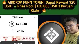 AIRDROP TUXC WALLET TERBARU! Koin Sudah Listing di MEXC &bull; Kumpulin & WD 100 TUXC! 🚀🔥