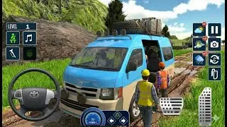 New 3D Offroad Van Driving Simulator Game | Offroad Mini Bus Driving Game 2026 | Public Transport