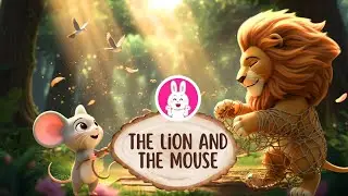 The Lion and the Mouse | Animated Moral Story for Kids | Bunny Book Time