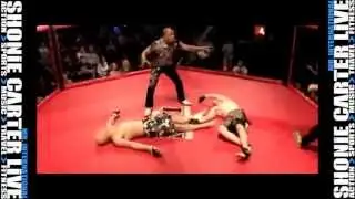 SHONIE CARTER SLOW MOTION DOUBLE KNOCK OUT