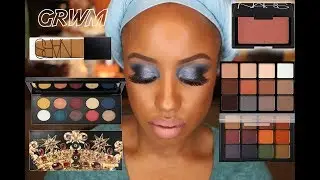 GRWM Silver Blue (Viseart, Pat Mcgrath Decadance, Nars Natural Radient &  More!)
