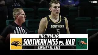 Southern Miss vs. UAB Basketball Highlights (2019-20) | Stadium