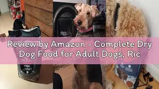 Review by Amazon - Complete Dry Dog Food for Adult Dogs, Rich in Lamb and Rice, 1 Pack of 5kg