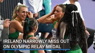 Ireland agonisingly miss out on Olympic relay medal