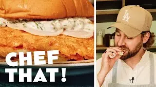 Chef That! Salmon Smash Burger!