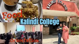 Orientation at Kalindi College 🫶( a day in my life )| Delhi University |