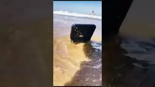 Iphone XS Max Swimming In Sea