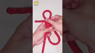 Easy Rope Knot 💡 Step by step learning 11