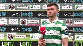 Shamrock Rovers' Josh Honohan after defeat to Bohemians
