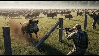 Massive Wild Boar Invasion Destroys Farms | Texas Hunters Launch Eradication Drive