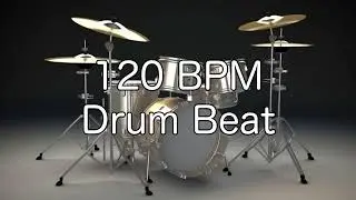 120 BPM Shuffle Drum Beat for Musical Practice