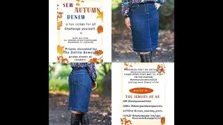 #SEWAUTUMNDENIUM challenge - Quebec Skirt Sewalong Part 1