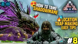 ARK Mobile EASY Shadowmane Taming Guide 🔥 | Location, Trap & Best Method to Tame!
