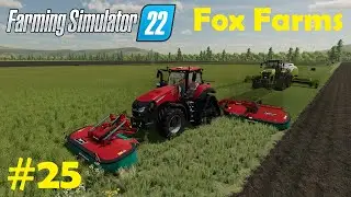 LS22 Fox Farms #25 das Graskommando r&uuml;ckt aus mit Follow Me / Farming Simulator 22