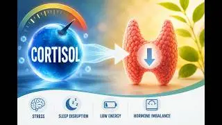 Chronic fatigue, stress and how cortisol from the adrenals mimics thyroid hormone in the liver