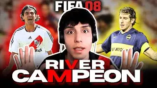 Salí CAMPEÓN con RIVER en FIFA 08 🏆 | Torneo completo