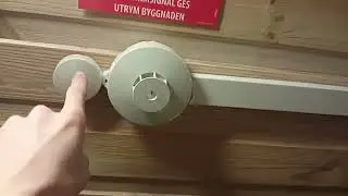 Brandlarm system test (Fire alarm house system test)