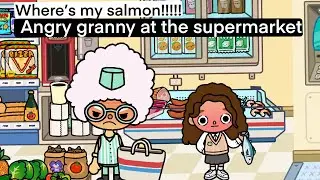#Toca Skit World🌸🤍# Fun super market roleply with friends
