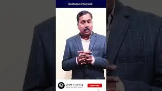 Classification of Cost Audit - #Shortvideo - #auditing  - #bishalsingh -Video@102