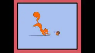 SQUIRREL || My first animation || Krita ||#annimation#krita#squirrel#video#shorts#btech#youtube
