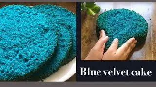 Blue Velvet cake | Perfect Blue velvet cake | classic Blue velvet cake