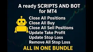 A ready scripts for FOREX MT4 for  TP, SL, REMOVE SL, CLOSE ALL SCRIPTS PART 1