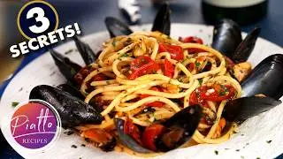 3 Italian Secrets to Master Spaghetti with Mussels 💪🇮🇹