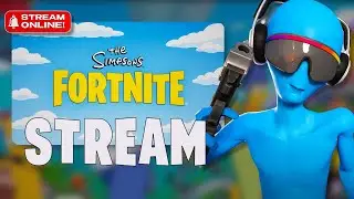 🔴 LIVE! MY BIRTHDAY STREAM | FORTNITE SIMPSON SEASON ⚔️ | No Mic | STREAM #366