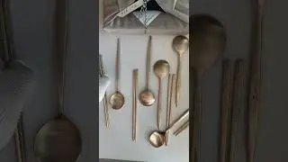 cozymomdeco Korean Made Traditional Utensil Flatware YUGI Brassware with Furoshiki Wrapping