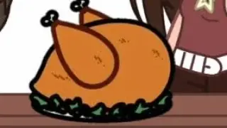 This chicken is cold!//meme//Margaret//no tomar encerio//