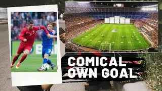 Hysterical Own Goal After Unai Simon Miscontrols Pedri's Pass Back!