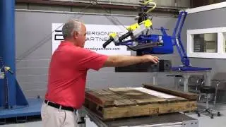 Single Cup Vacuum Lift Assist to Pick Up 300lb Plates