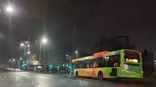 Road Trip UK 🇬🇧 | Driving In Nottingham | Raw Footage | Early Morning Drive Around City Centre
