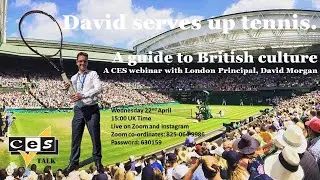 #CESTalks Week 3: Wimbledon & Tennis with David!