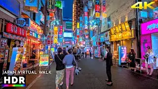 2 Hours Walking Tour in Downtown Tokyo, Japan • 4K HDR