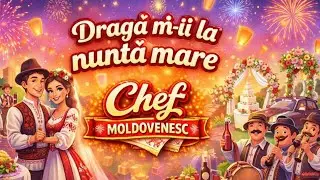 Chef Moldovenesc 🔥 Dragă mi-i la nuntă mare (Official  Video)