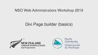 09 -  Divi Page builder basics - Web admin workshop 2019
