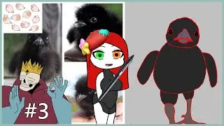 Skeleton & Baby Crow - Let's Draw Some Stuff! (Collab twitch.tv/rox_upsilon) | VOD