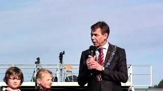 Åpning av Mjøndalen stadion