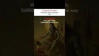 Lost Man Asked Shiva For Direction 🔱 Surrender Wins #shorts #sanatan