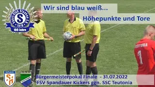 Spandauer Bürgermeisterpokal 2022 Spandauer Kickers vs SSC Teutonia
