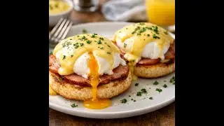 How to Cook Classic Eggs Benedict at Home #foodie #food #foodlover