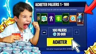 MON PETIT FR&Egrave;RE ACH&Egrave;TE TOUTE LA SAISON 5 AVEC MA CARTE BANCAIRE sur FORTNITE ! J'EN AI MARRE... 😪